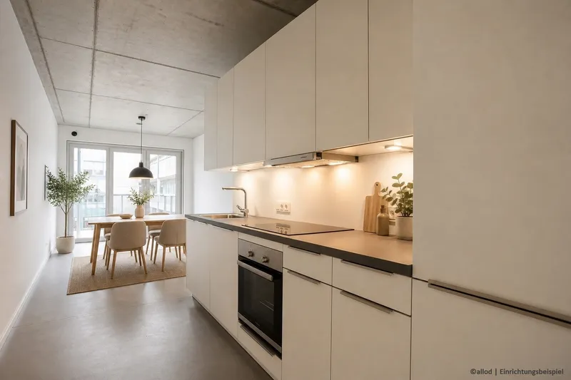 Wohnen in bester Europacity-Lage: 3 Zimmer im QH Straight ab sofort beziehbar — photo 1